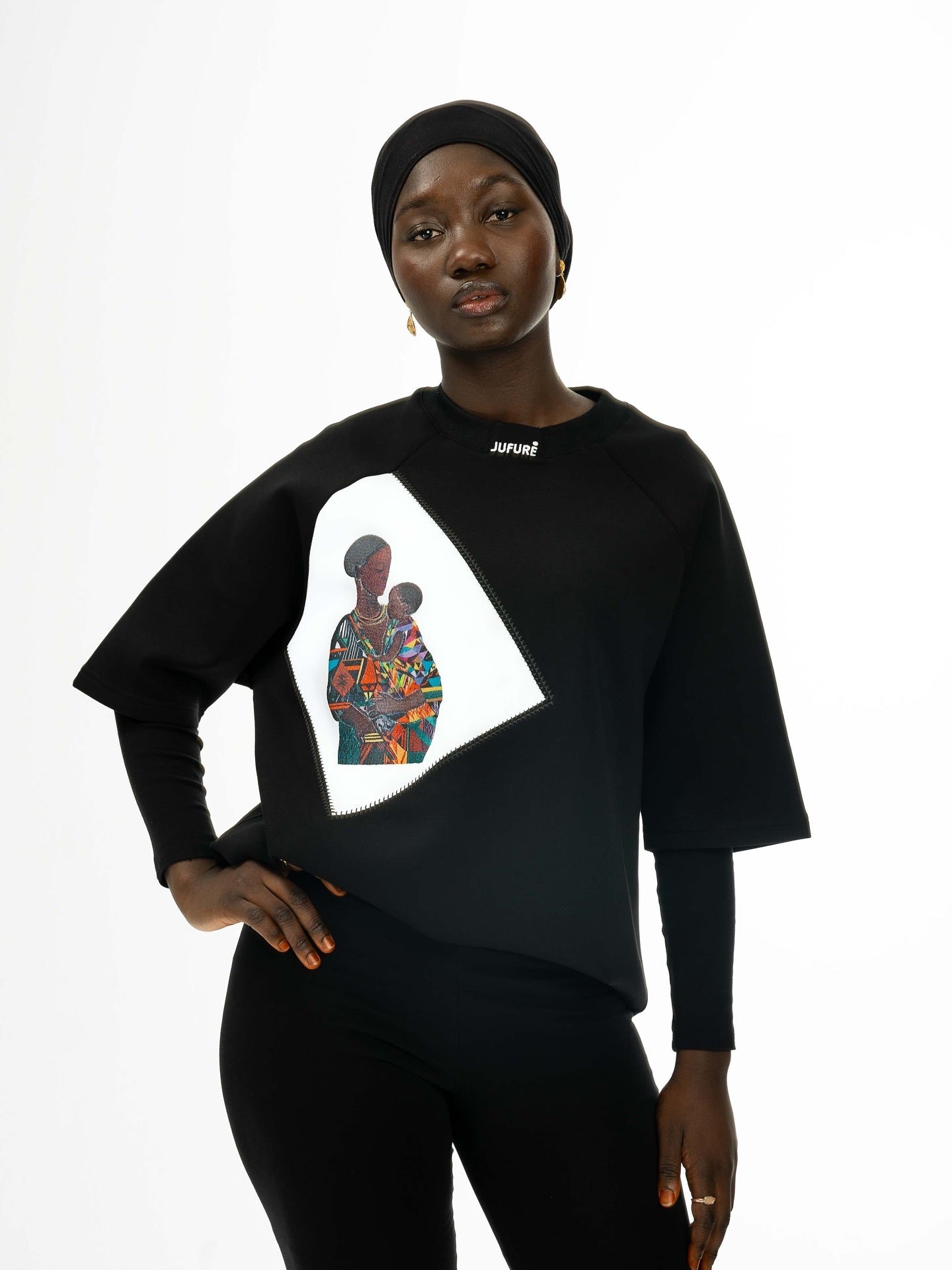 Mother's Love Black Tee