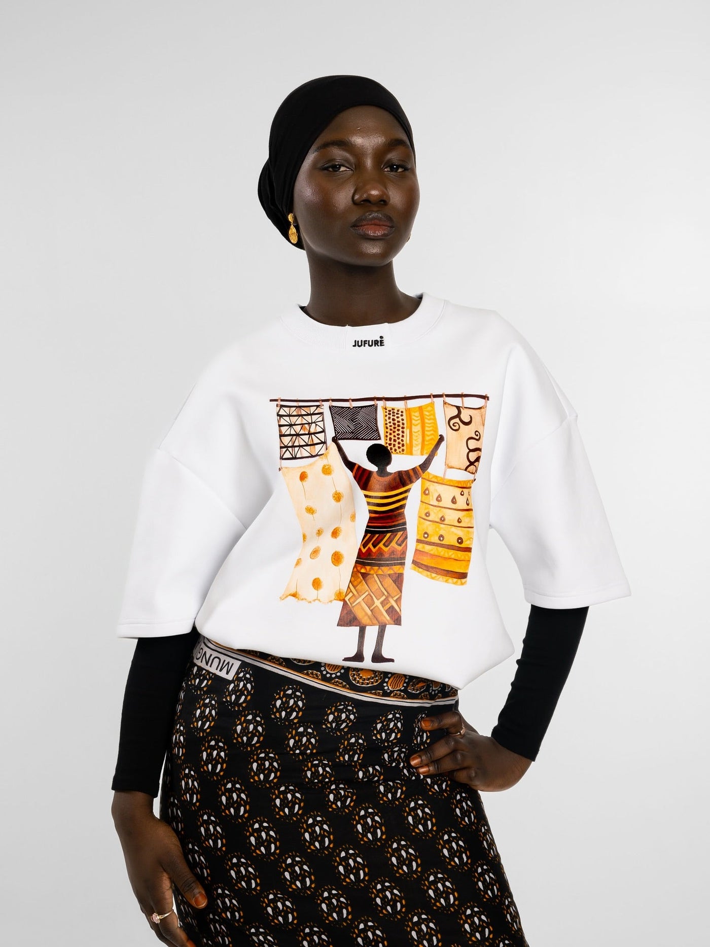 Somanda Kuroo White Tee