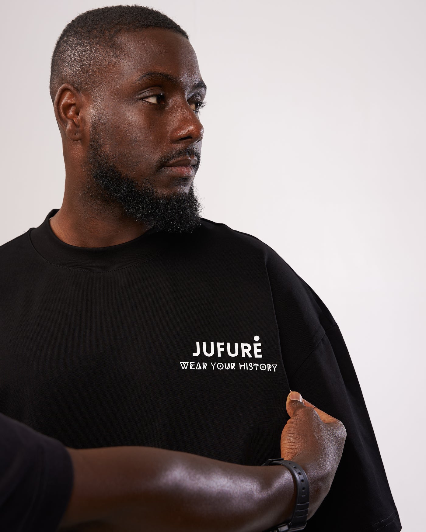 Black Membership Tee — Strength (Heart Logo)