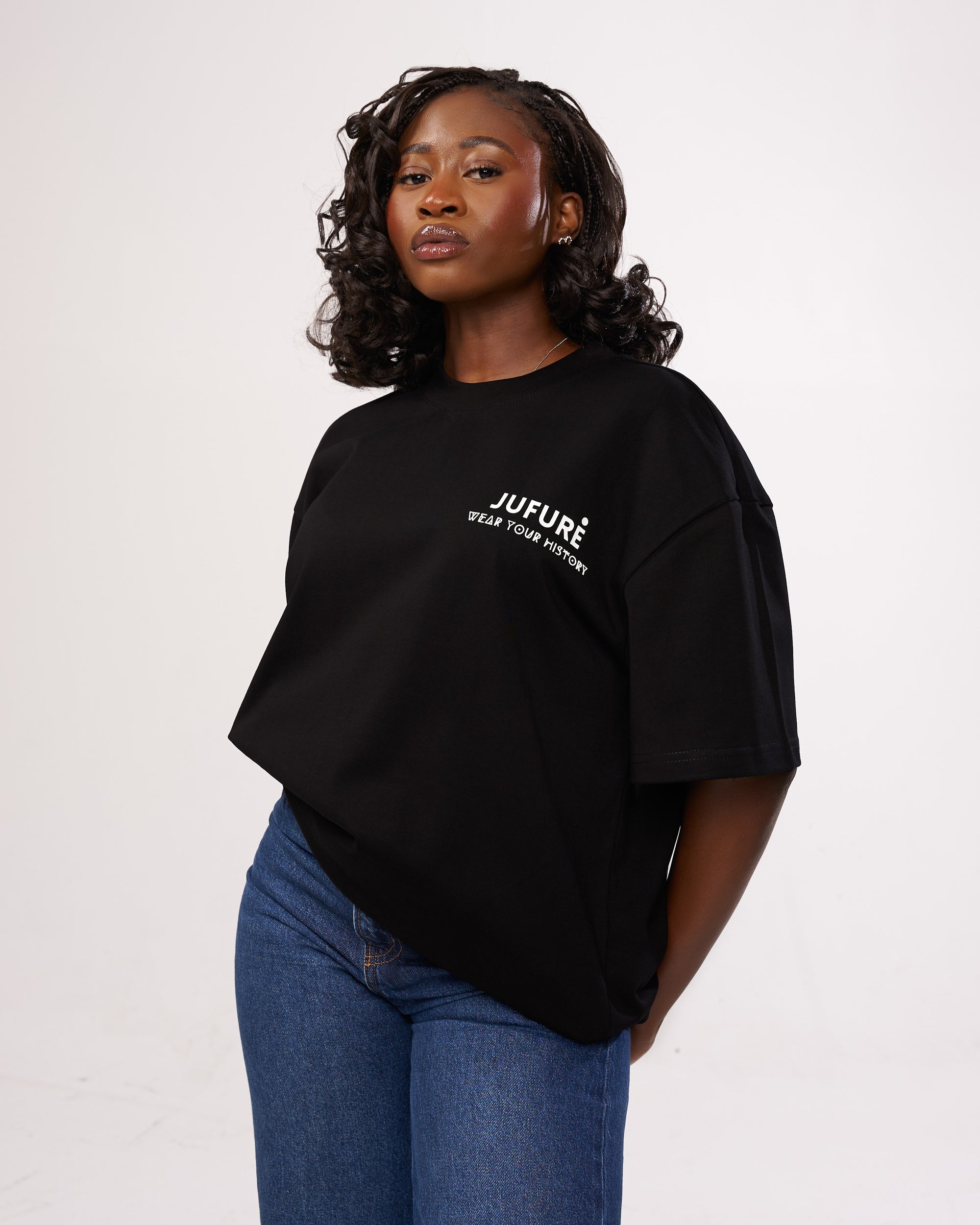 Black Membership Tee — Strength (Heart Logo)