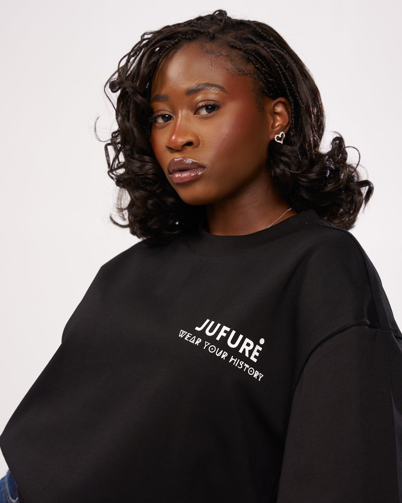 Black Membership Tee — Strength (Heart Logo)